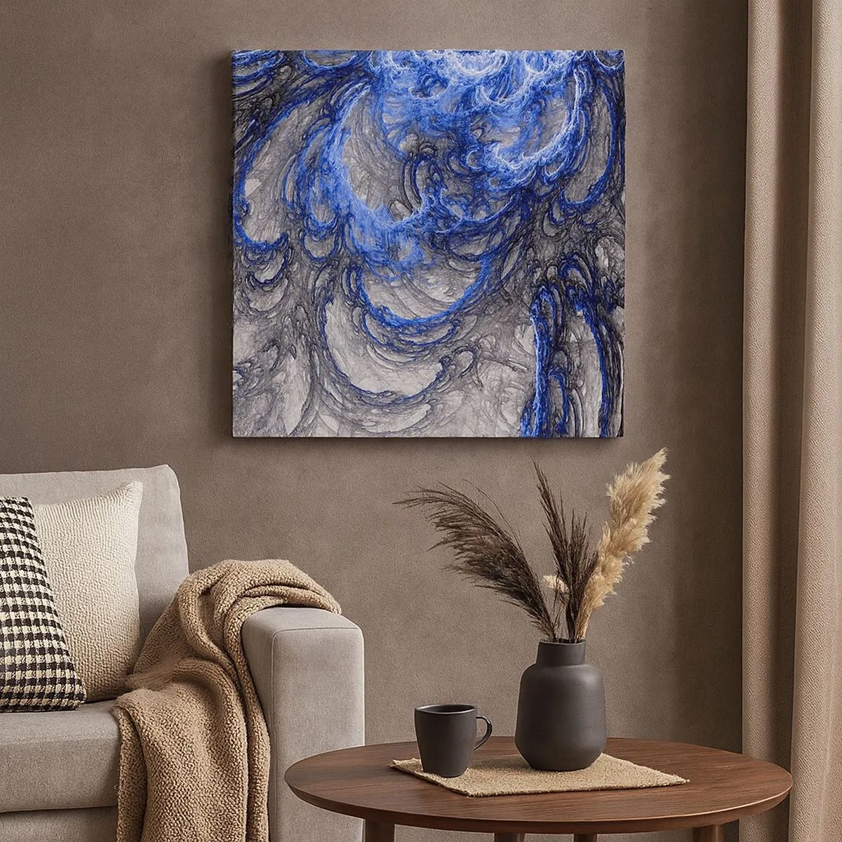 Canvas picture - Birth of a Wave - 30x30 cm