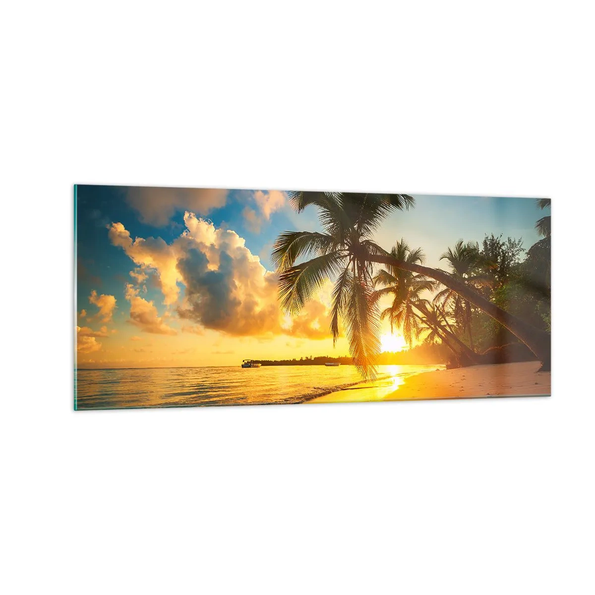 Glass picture - Caribbean Dream - 100x40 cm
