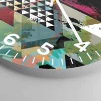 Clock face with numbers