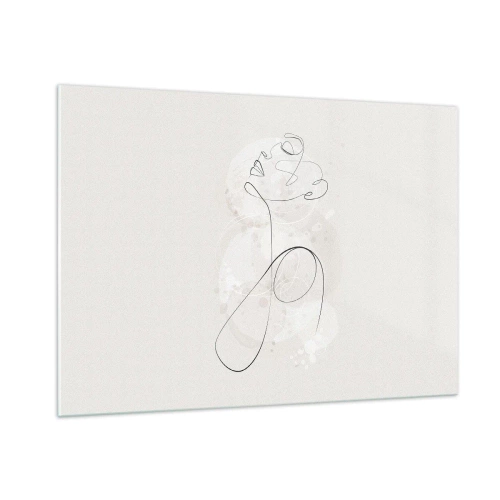 Glass picture - Spiral of Beauty - 100x70 cm