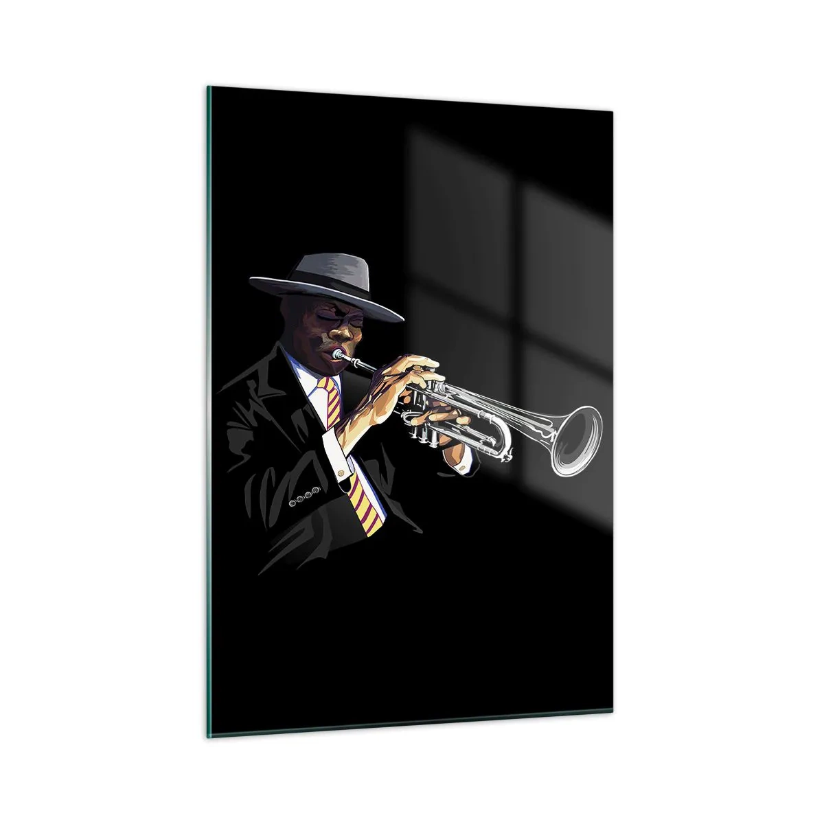 Glass picture - Charm of Old School - 50x70 cm
