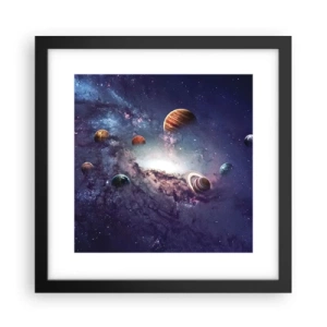 Poster in black frame - Solar-Dancing System - 30x30 cm