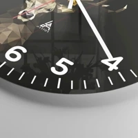 Clock face with numbers