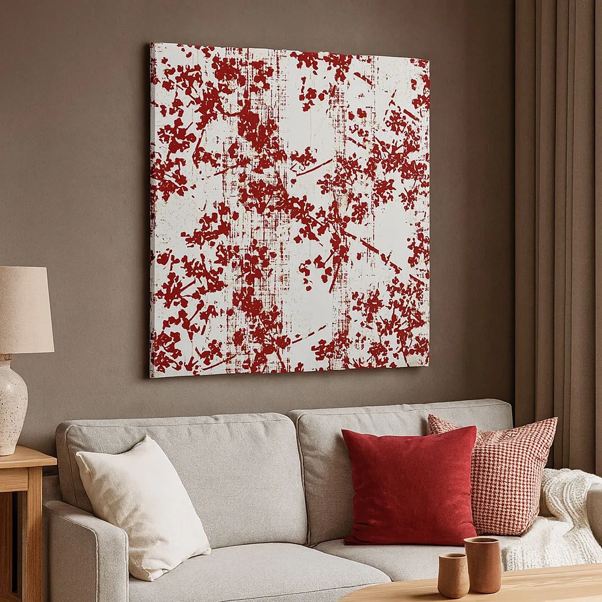 Canvas picture - Like Old-fashioned Percale - 30x30 cm