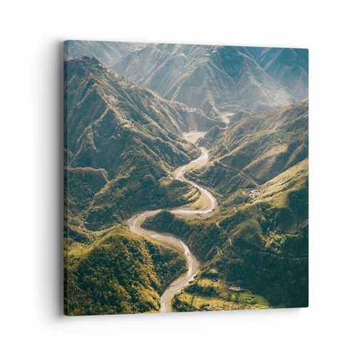 Canvas picture - Straight from the Heart of the Mountains - 40x40 cm