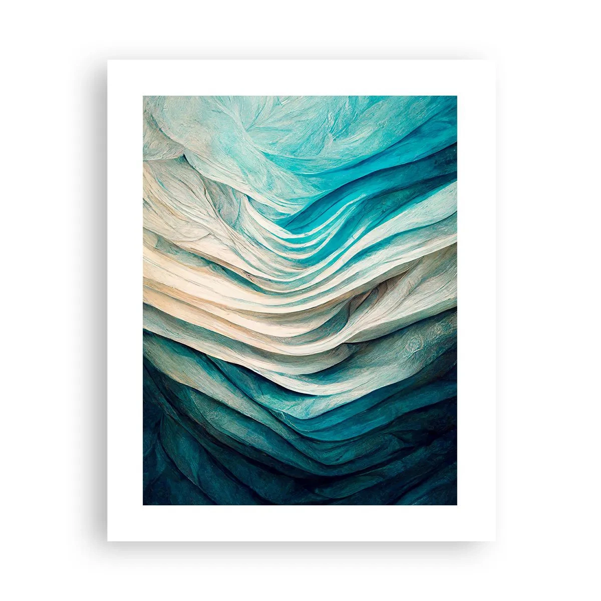 Poster - Blue Insatiability - 40x50 cm