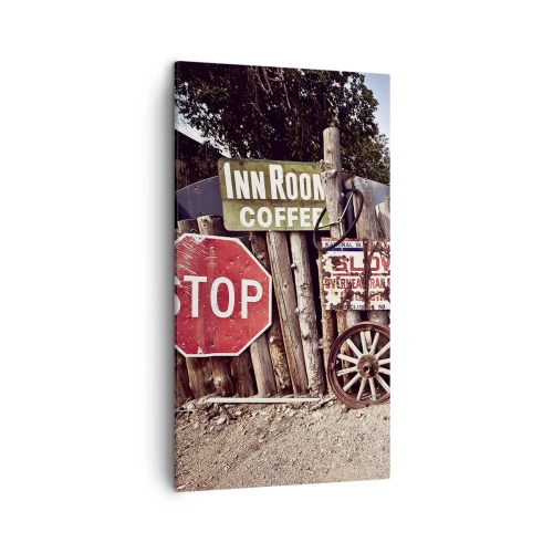 Canvas picture - And the Time Stopped - 45x80 cm