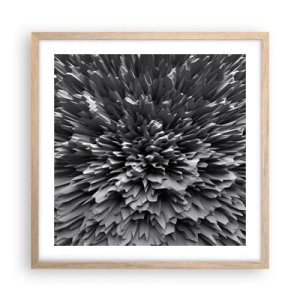 Poster in light oak frame - It Can's Be Any Sharper - 50x50 cm