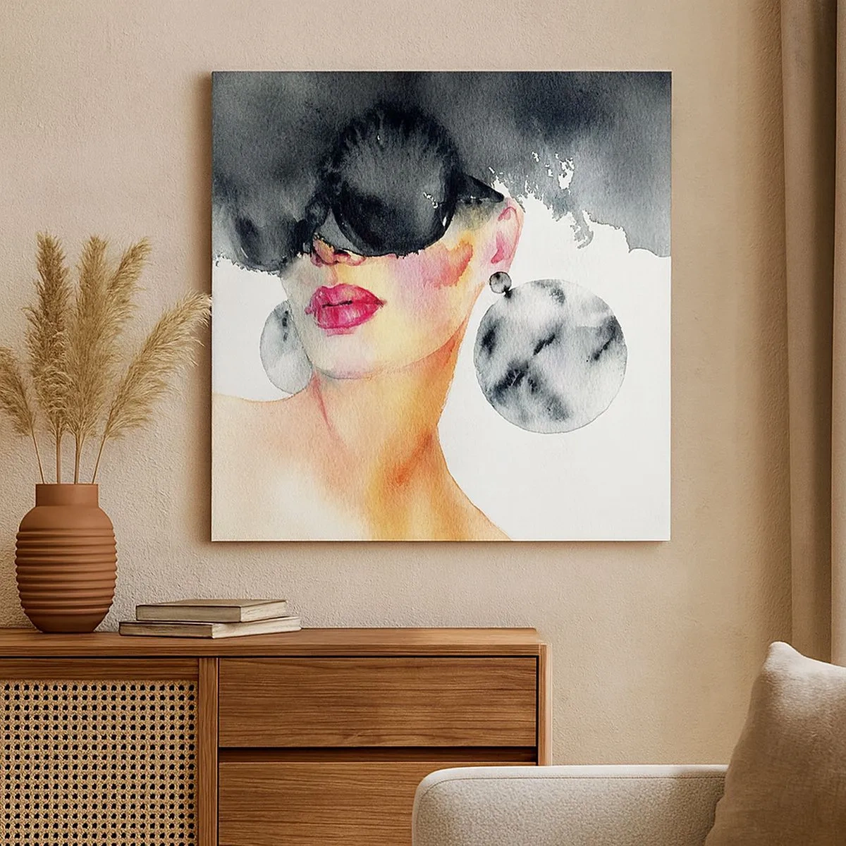 Canvas picture - Secret of Elegance - 30x30 cm
