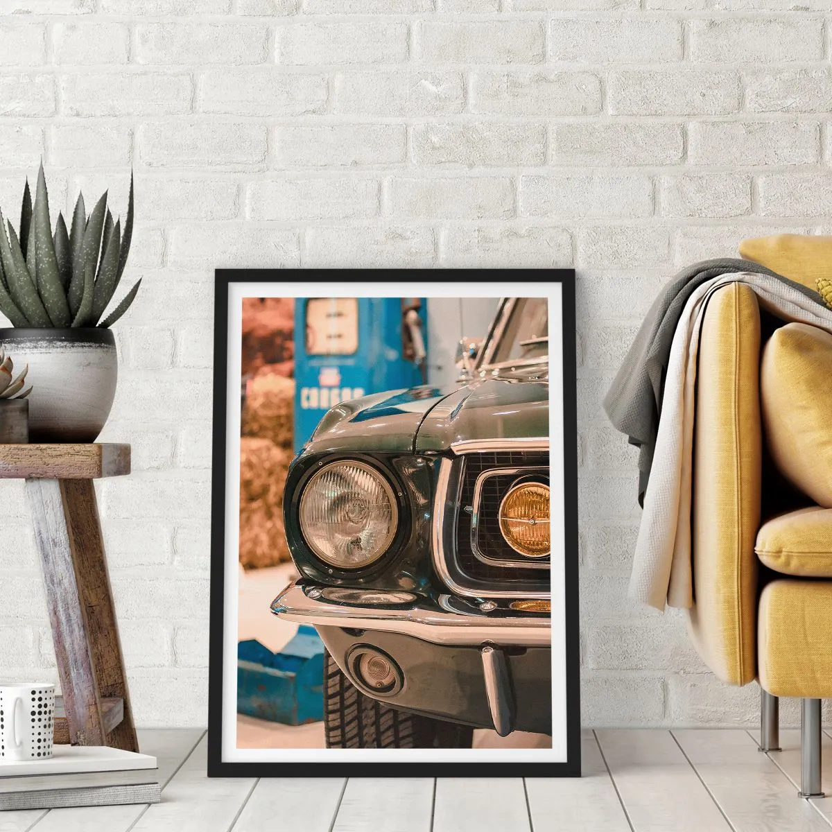 Poster in black frame - Encounter with the Legend - 61x91 cm