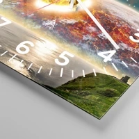 Clock face with numbers