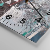 Clock face with numbers