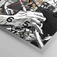 Clock face with numbers