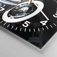 Clock face with numbers