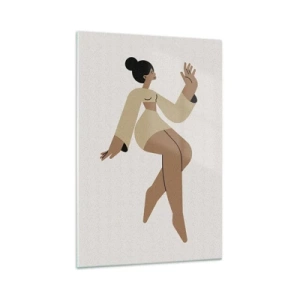 Glass picture - Shape of Grace - 70x100 cm