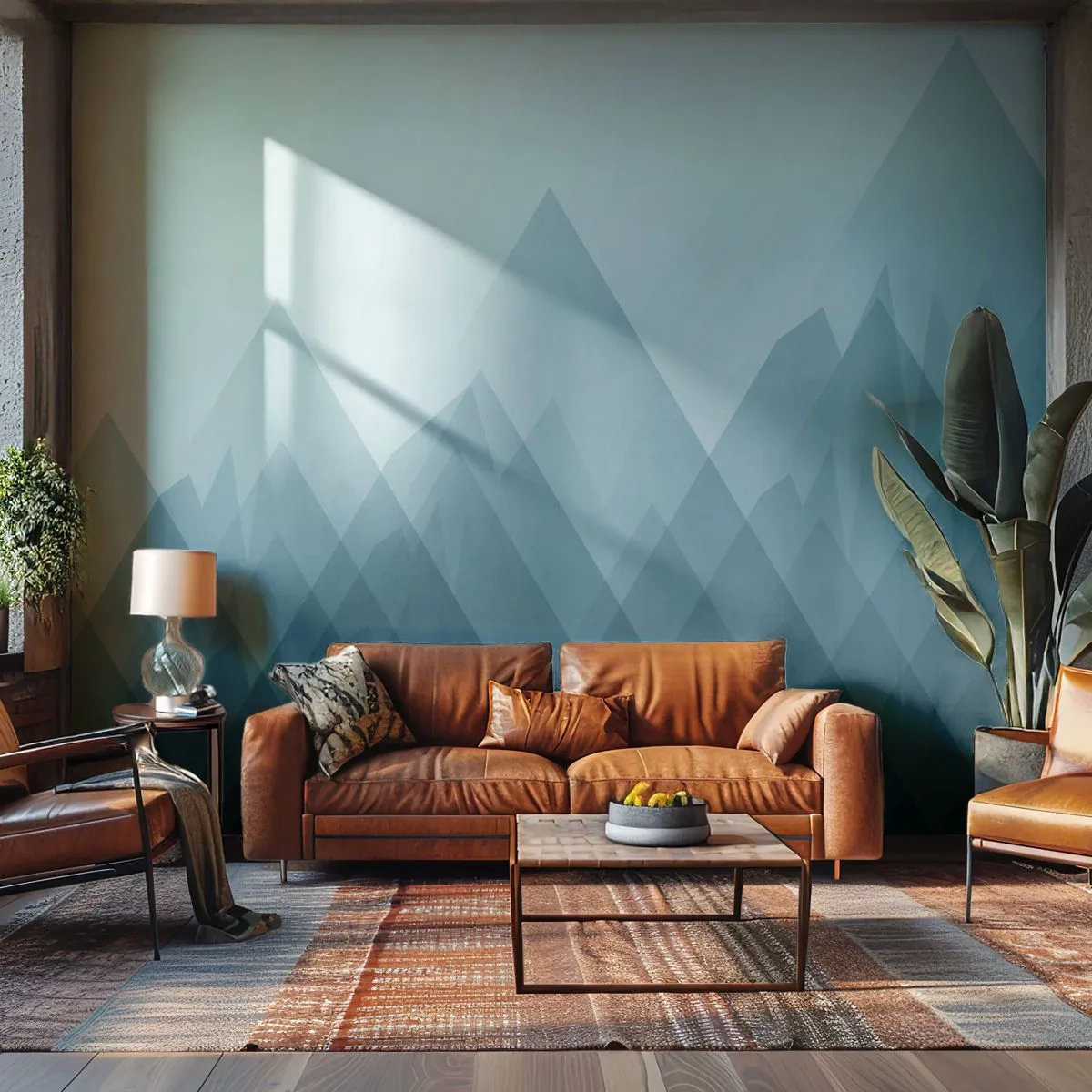 Custom Wallpaper Standard Eco - Big, Bigger, the Biggest - Mountains, Abstraction, Piece