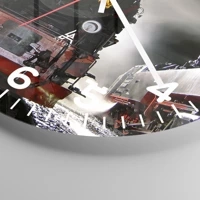 Clock face with numbers