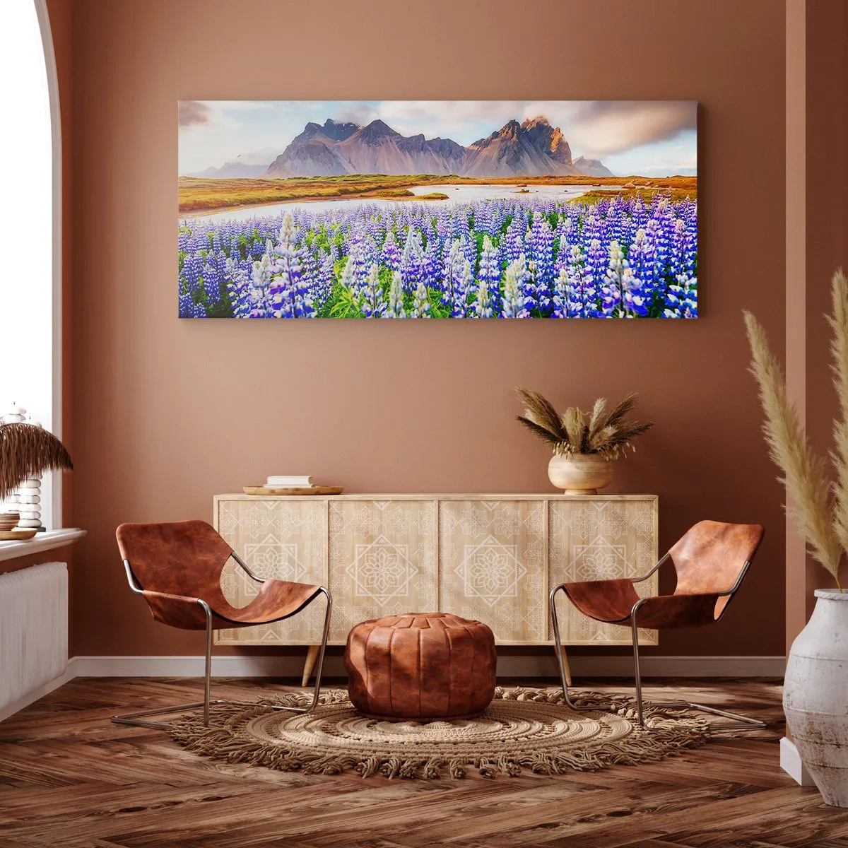 Canvas picture - Strength and Severity next to Sweetness - 100x40 cm