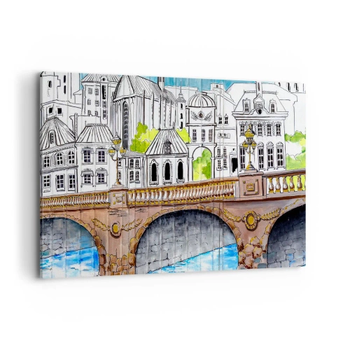 Canvas picture - City Pretty as a Picture - 120x80 cm