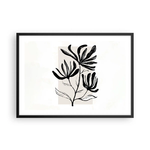 Poster in black frame - Sketch for a Herbarium - 70x50 cm