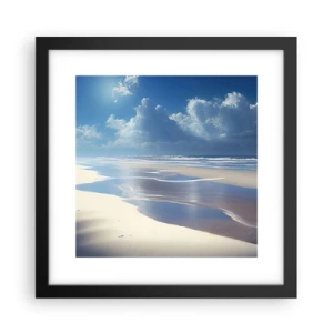 Poster in black frame - Paradise Holiday - 30x30 cm