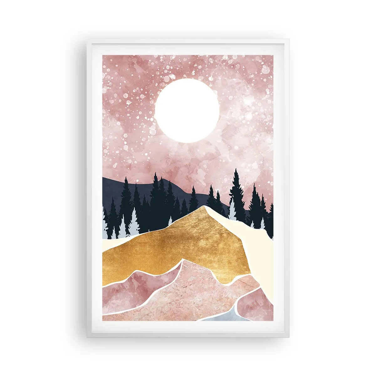 Poster in white frmae - Night Guard - 61x91 cm