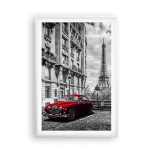 Poster in white frmae - Predator in the City - 61x91 cm