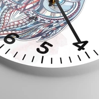 Clock face with numbers