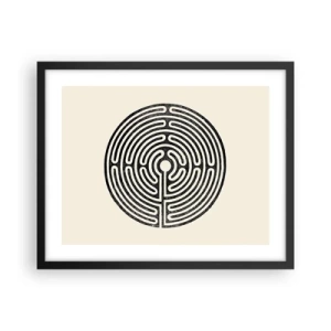 Poster in black frame - Mysterious Order - 50x40 cm