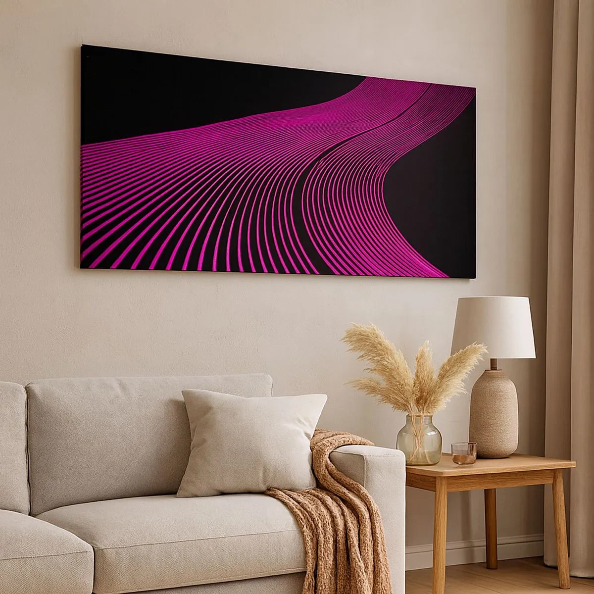 Canvas picture - Alley of Light - 100x40 cm