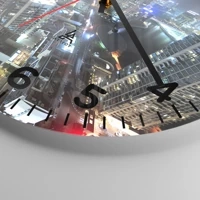 Clock face with numbers