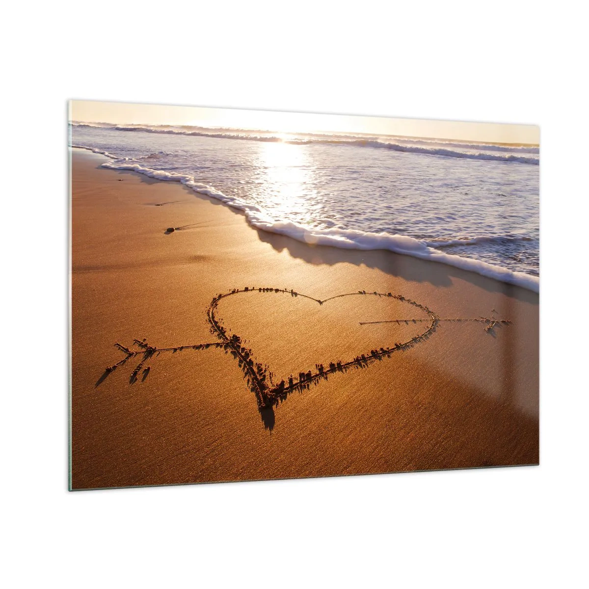 Glass picture - Holiday Confession - 100x70 cm