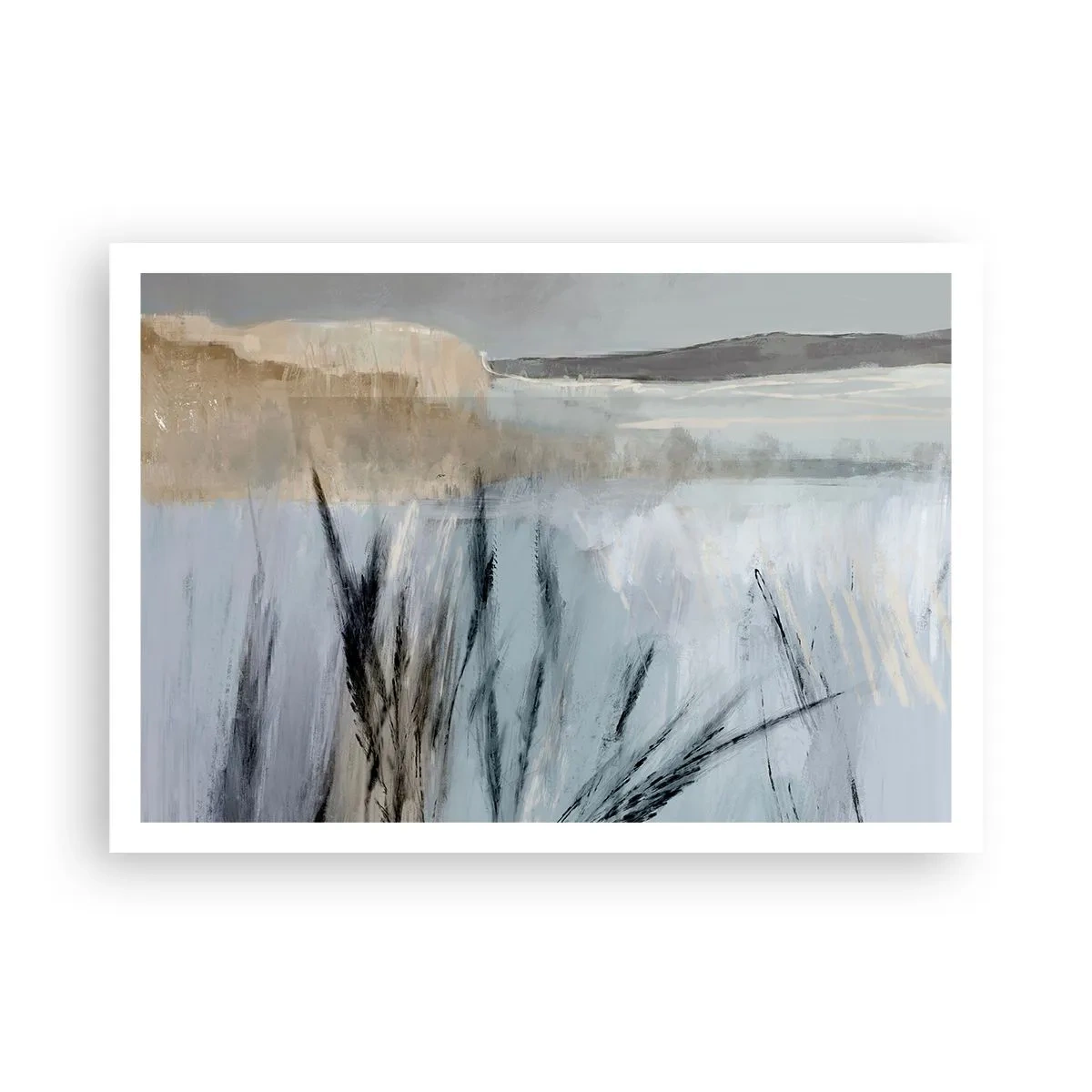 Poster - Winter Fields - 100x70 cm