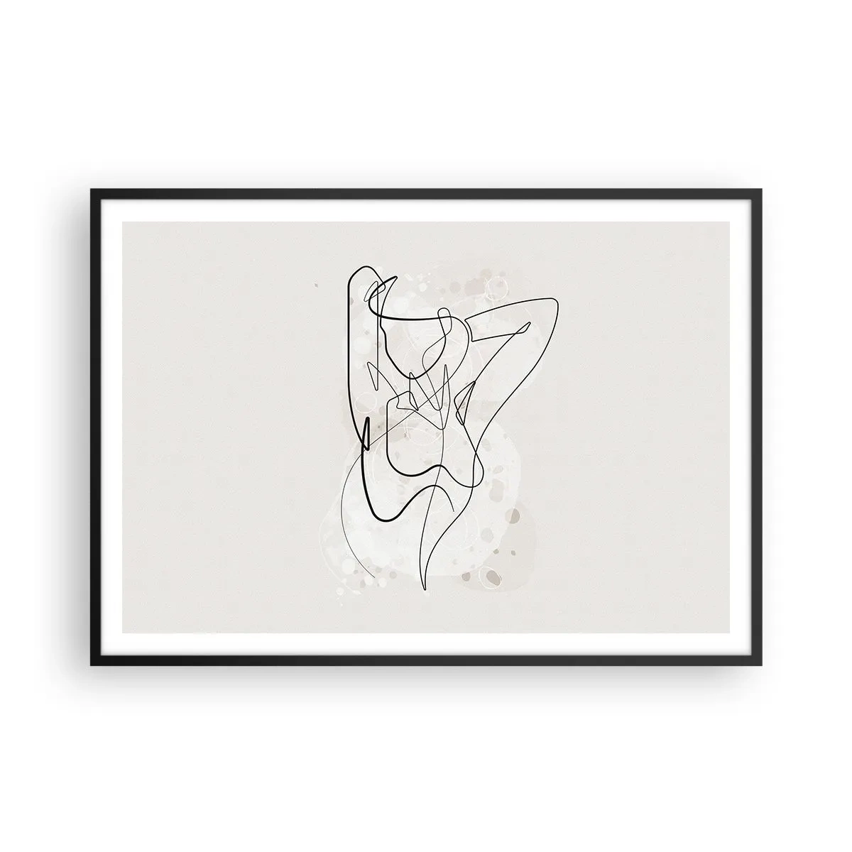 Poster in black frame - Art of Seduction - 100x70 cm