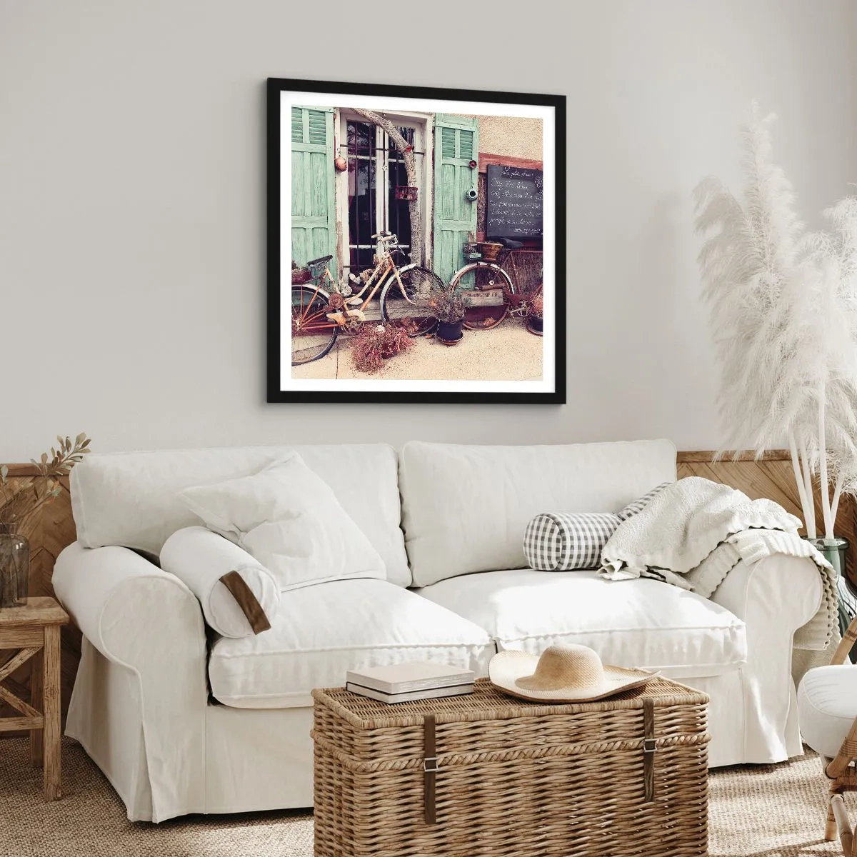 Poster in black frame - Long Live Province - 40x40 cm