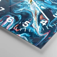 Clock face with numbers