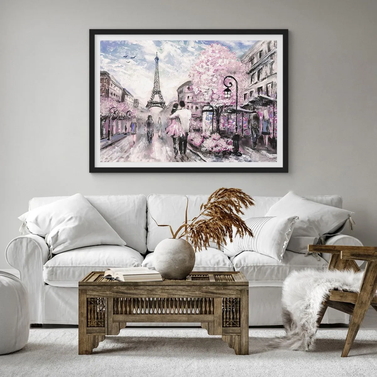 Poster in black frame - If You Were To Fall In Love - 70x50 cm