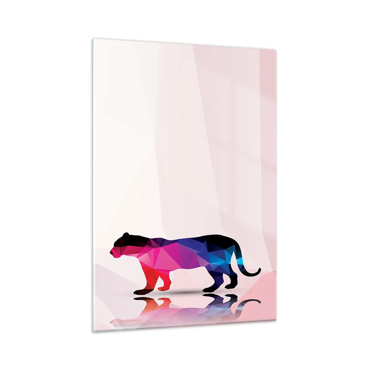 Glass picture - Diamond Panther - 50x70 cm
