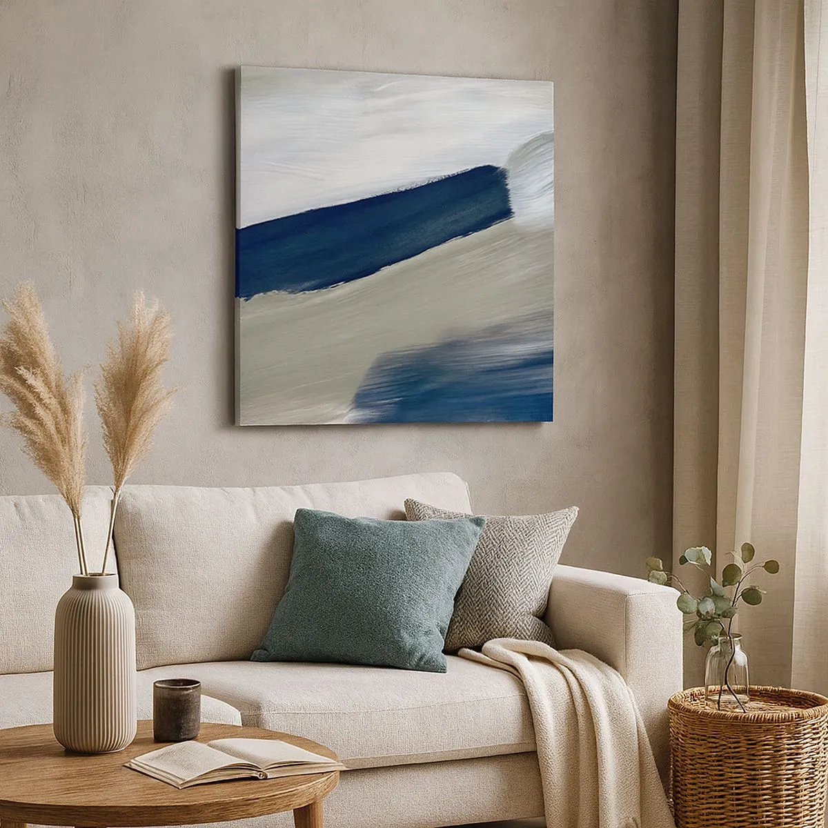 Canvas picture - Encounter with White - 30x30 cm