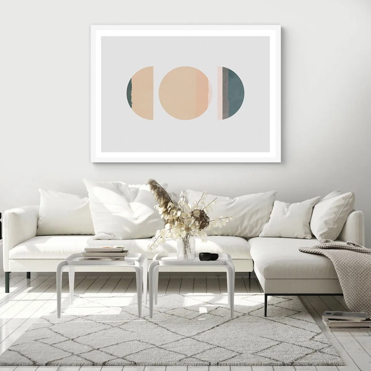 Poster in white frmae - Wheel after a Wheel - 70x50 cm