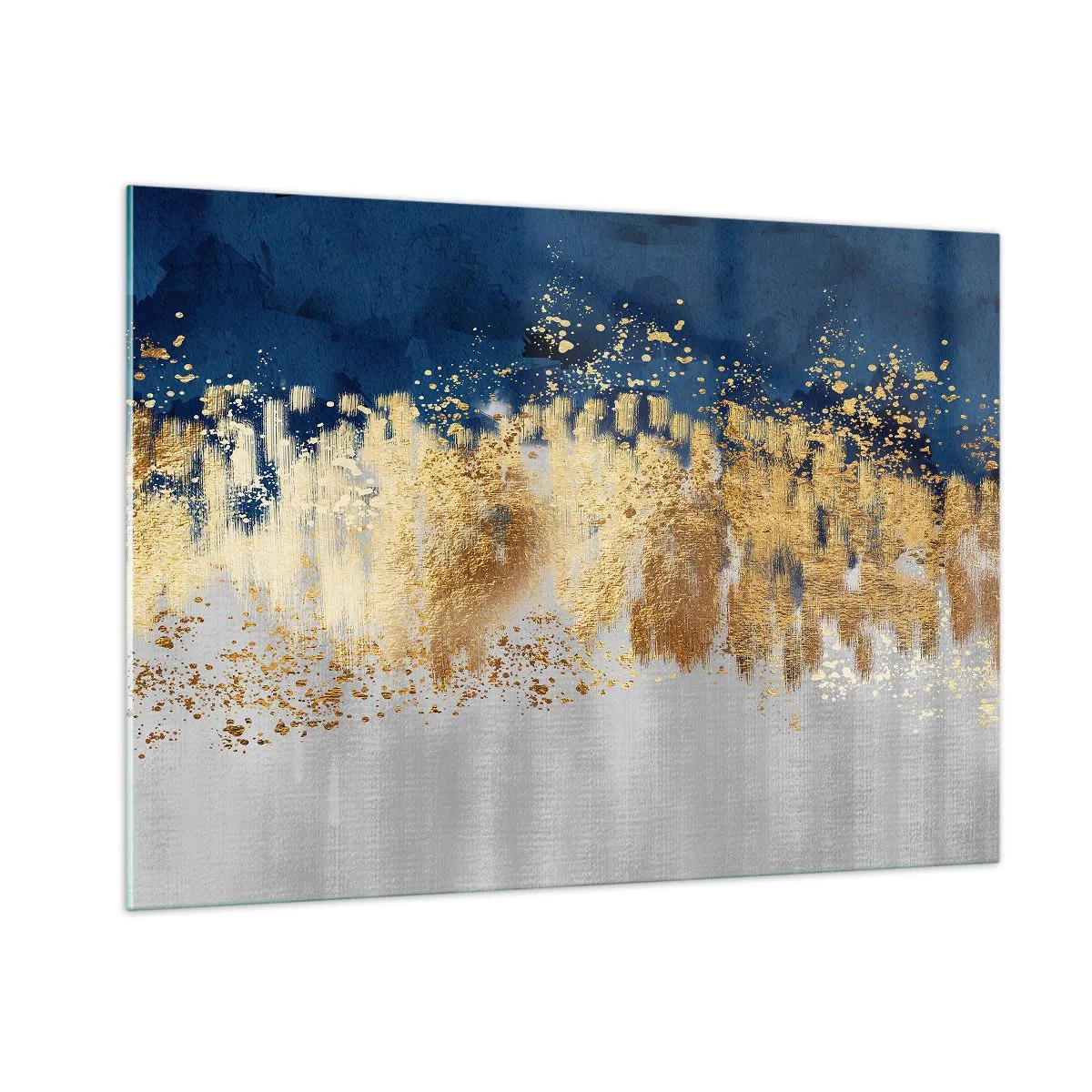 Glass picture - Modern Composition and Twinkle - 100x70 cm