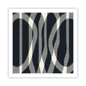 Poster - Attempt at Breaking Darkness - 60x60 cm
