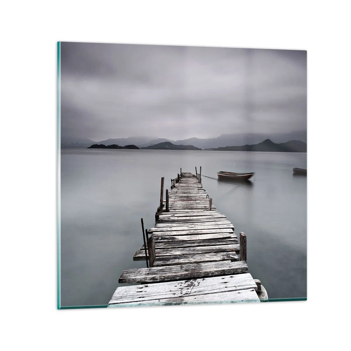 Glass picture - Tomorrow You Can Go - 30x30 cm