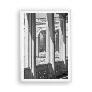 Poster in white frmae - Sunny Arcade - 70x100 cm