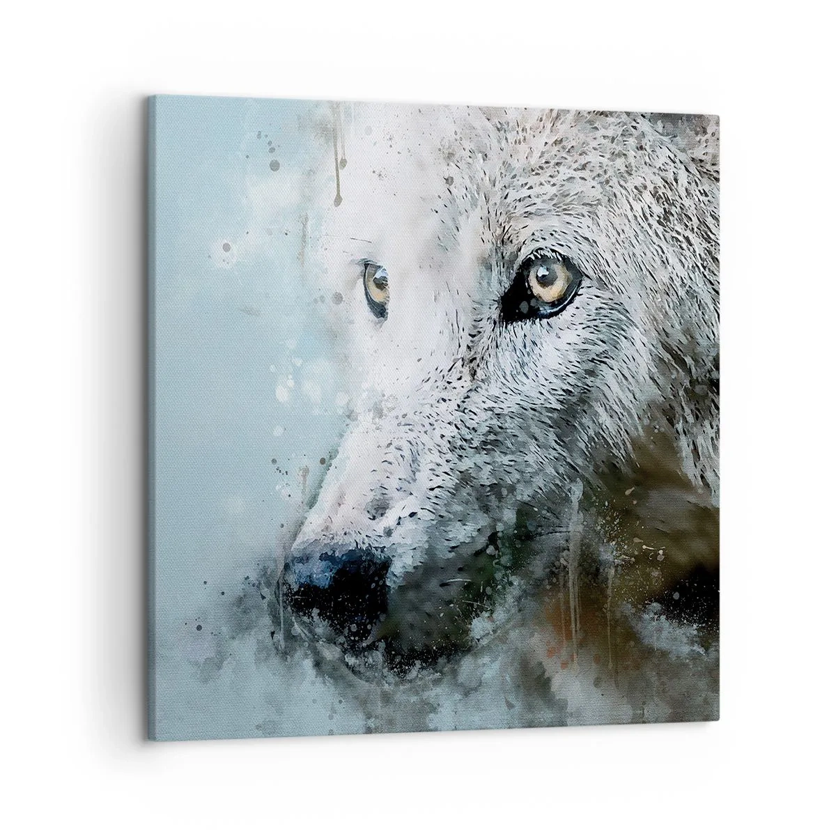 Canvas picture - Meet Wolf Soul - 50x50 cm