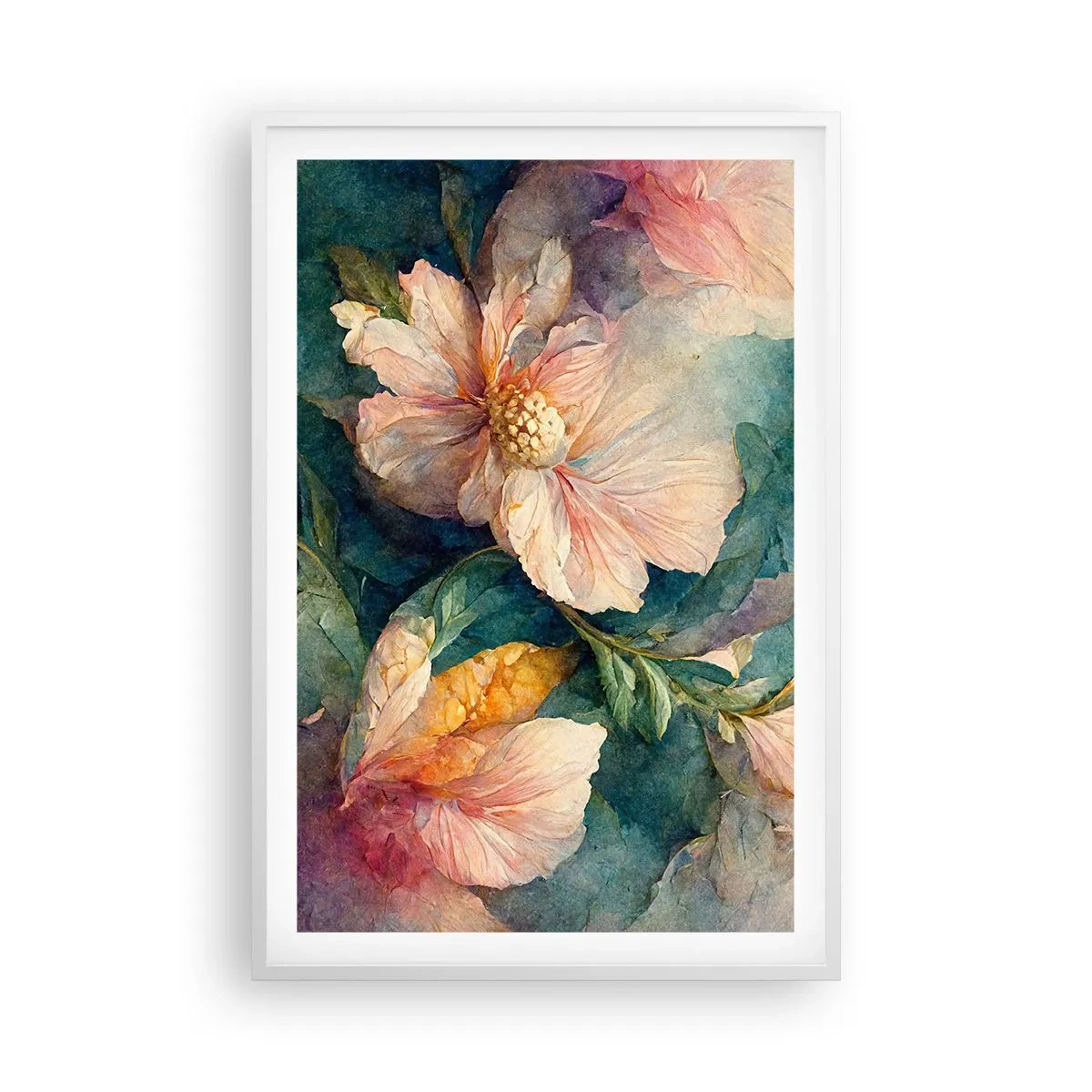 Poster in white frmae - Sheer Subtelty - 61x91 cm