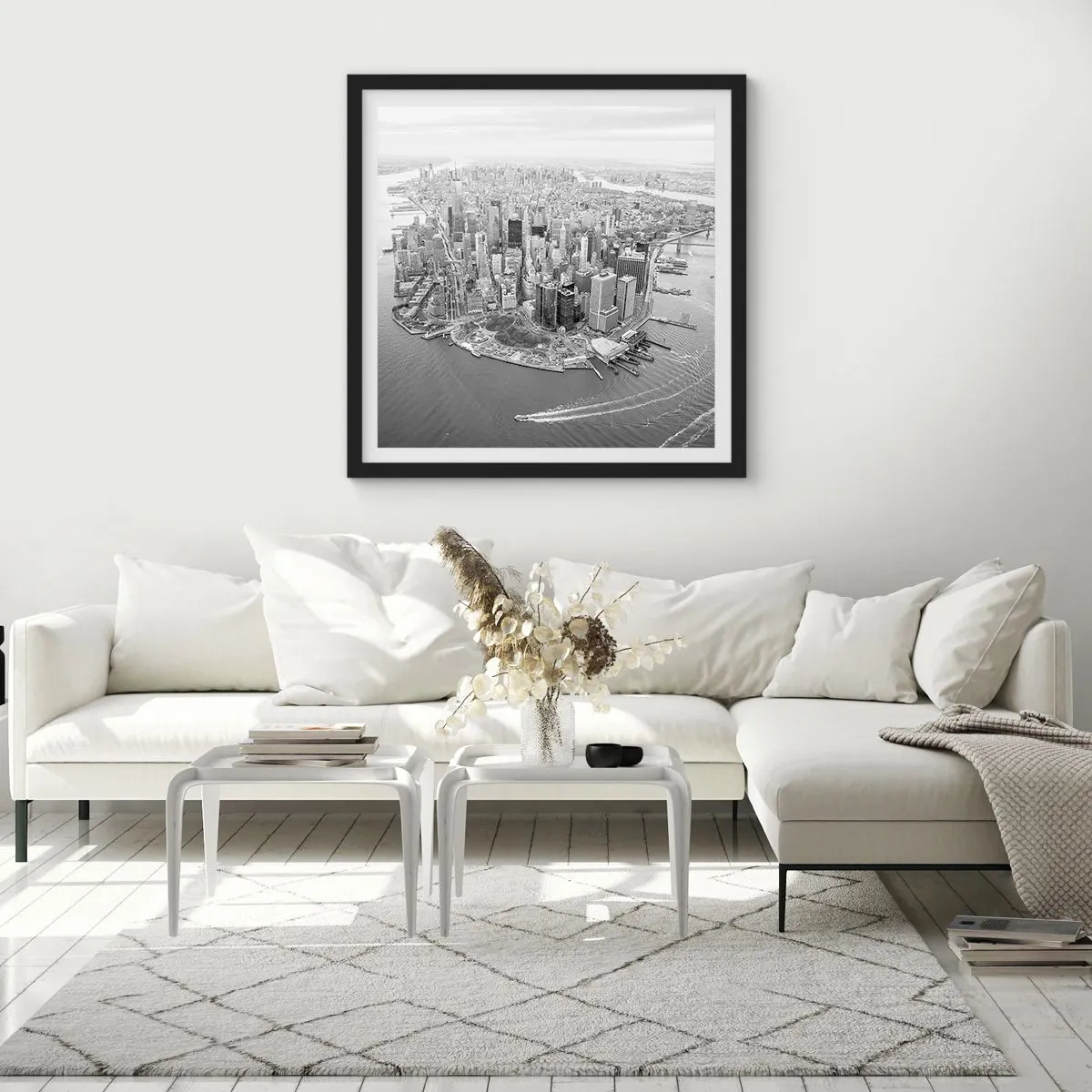 Poster in black frame - How Not to Love It? - 30x30 cm