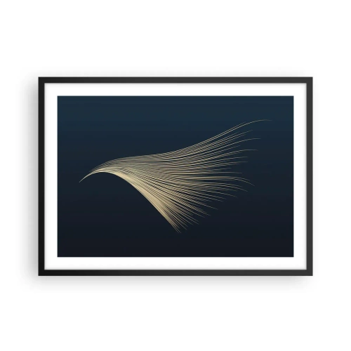 Poster in black frame - Like Angel's Hair - 70x50 cm