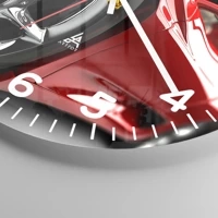 Clock face with numbers