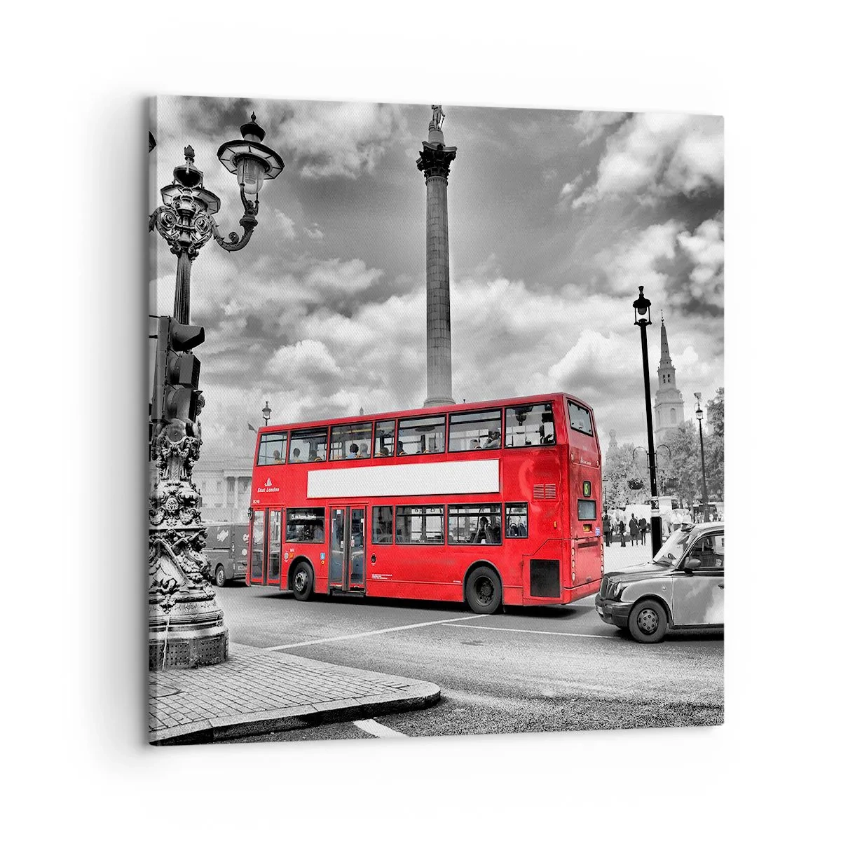 Canvas picture - Real Bloodstream of a City - 60x60 cm